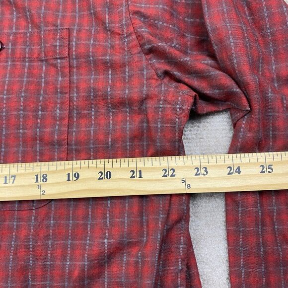 Patagonia Organic Cotton red size Large Men's Flannel Shirt - Picture 7 of 13